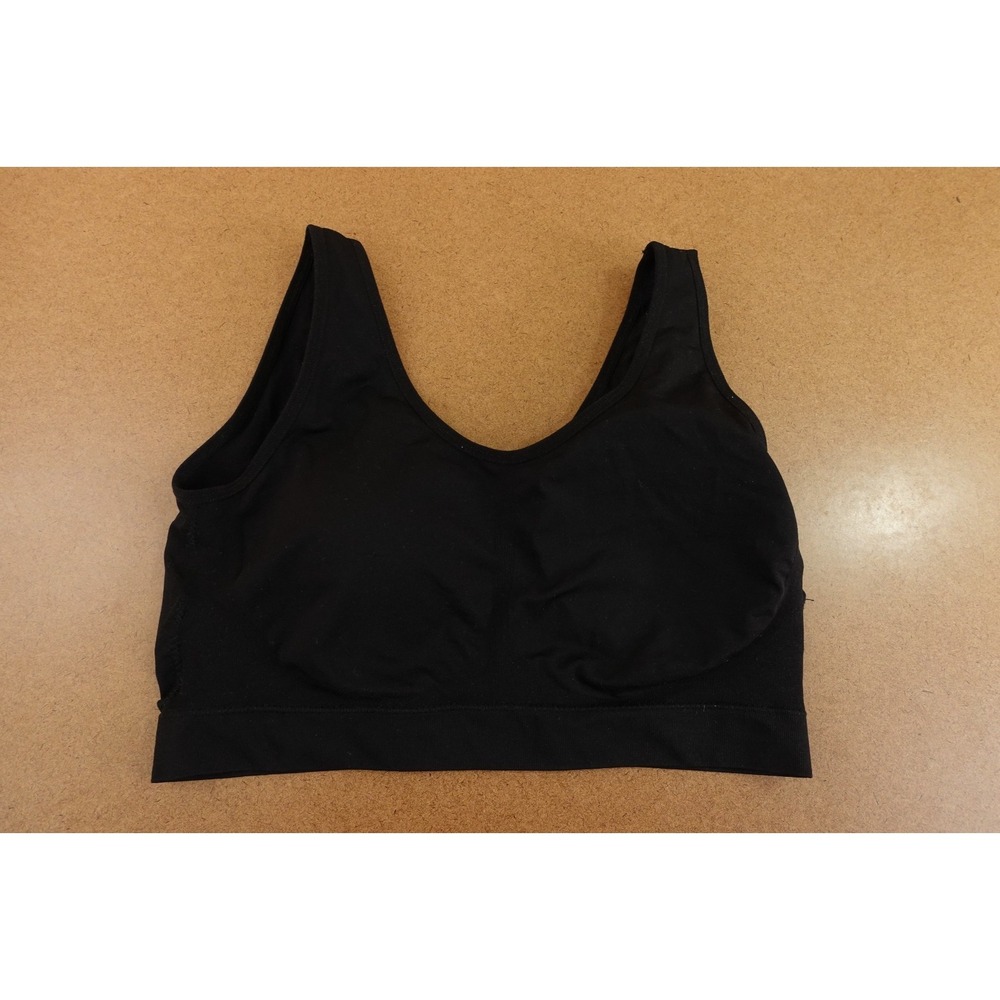 32 Degrees Womens Size Medium Black Pullover Layer Zero Seamless Bra New